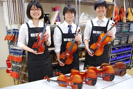 ESP学園ヴァイオリン製作科